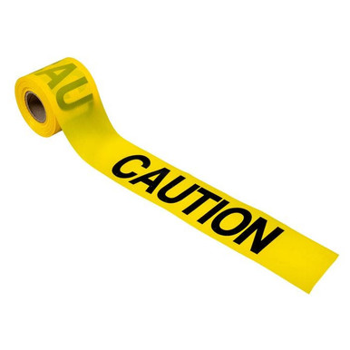 Barricade Tape-CAUTION 300'x3"x2Mil 16100