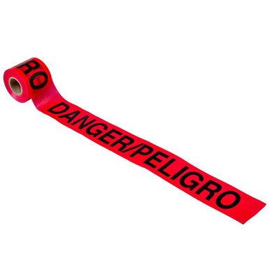 Barricade Tape-DANGER/PELIGRO 300'x3"x2Mil 16553