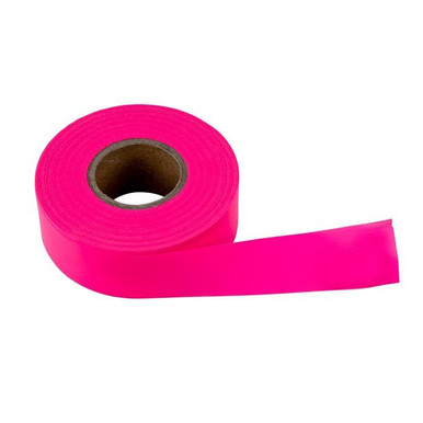 SubZero Flag Tape-150'x1-3/16"x5Mil Pink Fluorescent 17006