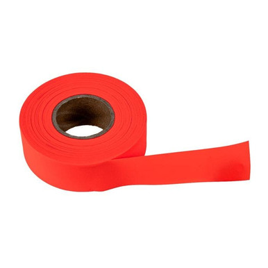 SubZero Flag Tape-150'x1-3/16"x5Mil Orange Fluorescent 17007