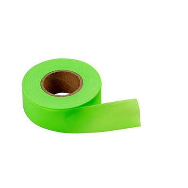 SubZero Flag Tape-150'x1-3/16"x5Mil Lime Fluorescent 17009