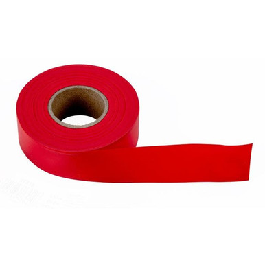 SubZero Flag Tape-150'x1-3/16"x5Mil Red Fluorescent 17010