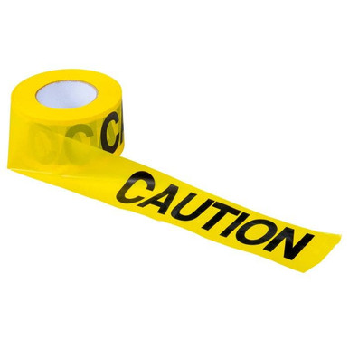 Barricade Tape-CAUTION 1000'x3"x1.5Mil 19000