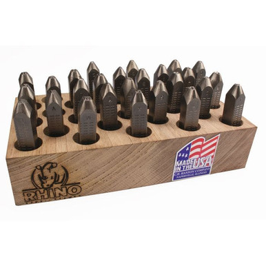 Stamp Set-3/8" Letter Rhino 26Pcs. 21770