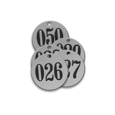 Tag-026-050 1-1/4" Round Stainless Steel 25pk 40070