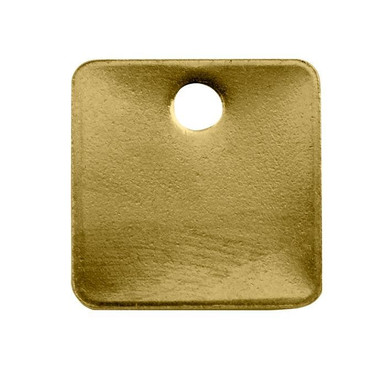Tag-1-1/2" Square Brass 100pk 41452