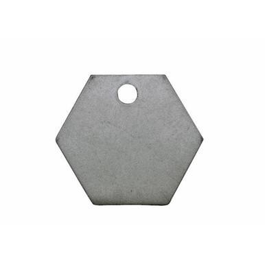 Tag-1-1/4" Hexagon Stainless Steel 100pk 41493