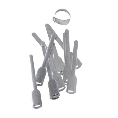 Blank Cable Tag-3-3/8" 28GA Aluminum 100pk 41942