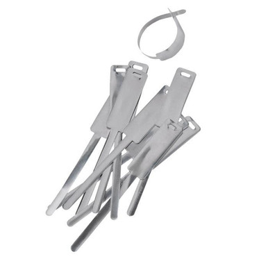 Blank Cable Tag-5-3/4" 28GA Aluminum 100pk 41945