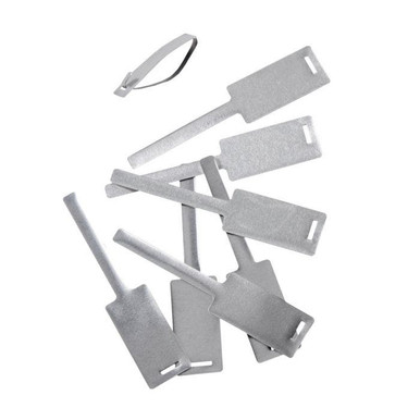 Blank Cable Tag-3-1/2" 28GA Aluminum 100pk 41951