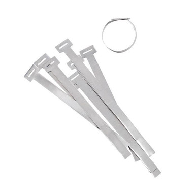 Blank Cable Tag-6-3/4" 28GA Aluminum 100pk 41956