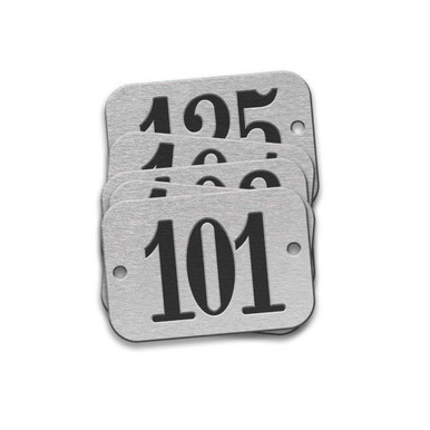 Tag-101-125 5/8"x1-29/32" Round Ends Aluminum 25pk 42603