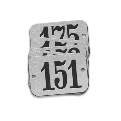 Tag-151-175 5/8"x1-29/32" Round Ends Aluminum 25pk 42607