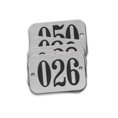 Tag-026-050 5/8"x1-29/32" Round Ends Aluminum 25pk 42613