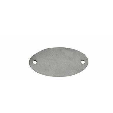 Tag-1"x1-7/8" Oval 316SS 10pk 43120