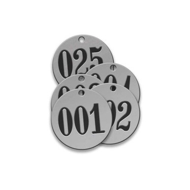 Tag-001-025 1-1/4" Round Stainless Steel 25pk 43220