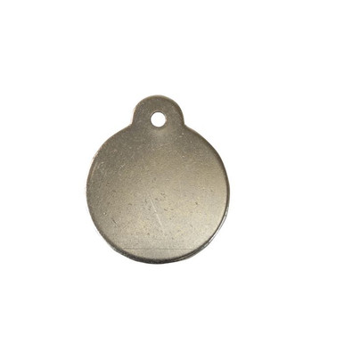 Tag-1" Round w/ Ear Stainless Steel 25pk 43685
