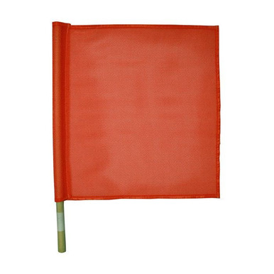 Traffic Flag-24" Wood Handle, Nylon Flag 55300