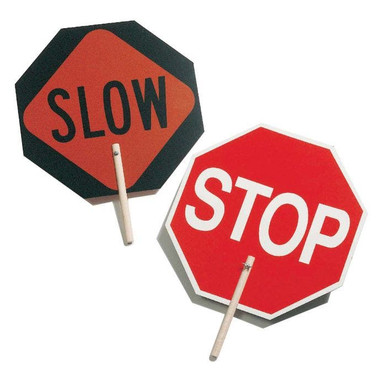 Stop/Slow Sign-60" Plastic Pole 55400