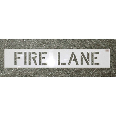 Stencil-FIRE LANE 12"x9" LDPE 70031