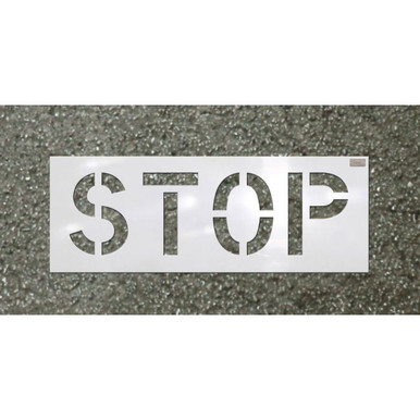 Stencil-STOP 24"x12" LDPE 70063