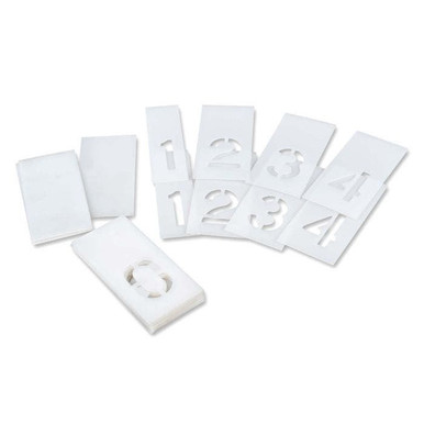 Stencil Set-Curb4"x2-3/4" LDPE 18 Pcs. 70383