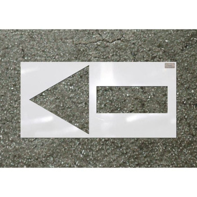 Stencil-(ARROW STRAIGHT) 42" Symbol Length, 48"x24" 70470