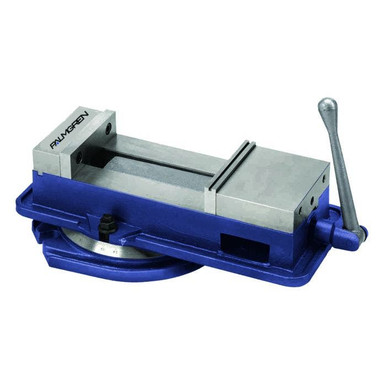 Precision dual force milling machine vise w/stationary base, 6" 9626608