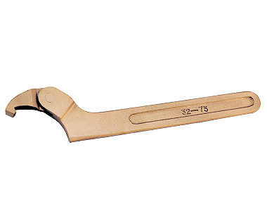 32/75mm Wrench Adjustable Hook (Aluminum Bronze) EX208S-32/75A