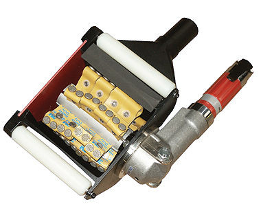 RotoPeen Hand-Held Scarifier, Pneumatic, with Star Cutters, 2" cutting width, 2700 RPM, 30 cfm/90 psi, Wt: 11.5 lbs. - includes drum 194.C205