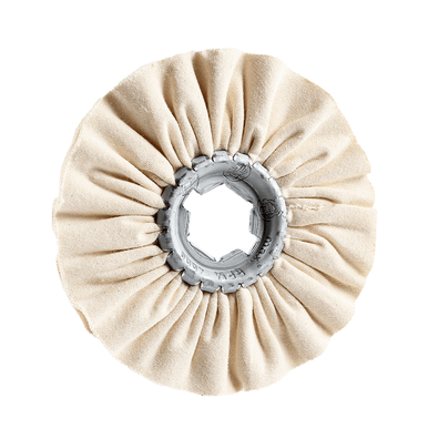 Poly-PTX Cotton Ring, for polishing aluminum, brass & other non-ferrous metals, 100mm x 12mm (4" x 1/2"),1 per pack 250 521