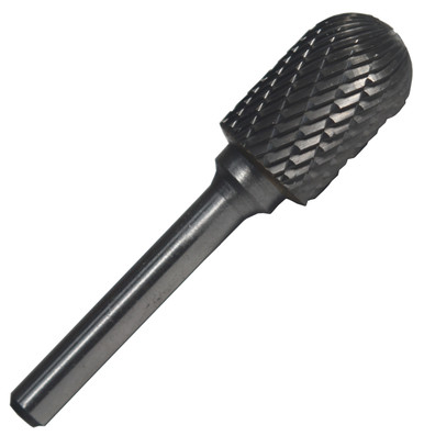 SC3NF 3/8" X 3/4" Cyl Radius End Carbide Bur 1/4" Shank - Aluminum DULSC3NF