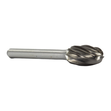 SE-3NF 3/8" X 5/8" Oval Carbide Bur 1/4" Shank for Aluminum DULSE3NF