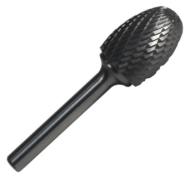 3/16" X 9/32" SE53 Oval Carbide Bur 1/8" Shank DULSE53