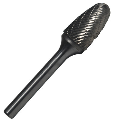 SF6NF 5/8" X 1" Tree Carbide Bur 1/4" Shank - Aluminum DULSF6NF