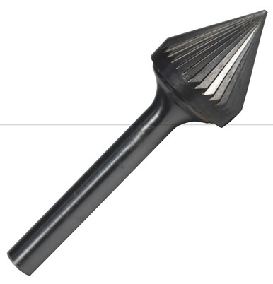 SJ9 1" X 3/4" 60 Carbide Bur 1/4" Shank DULSJ9