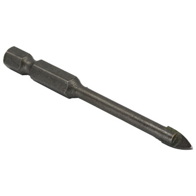 3/16" Carbide Tipped Glass & Tile Drill Bit with Hex Shank DWDGD3/16HEX