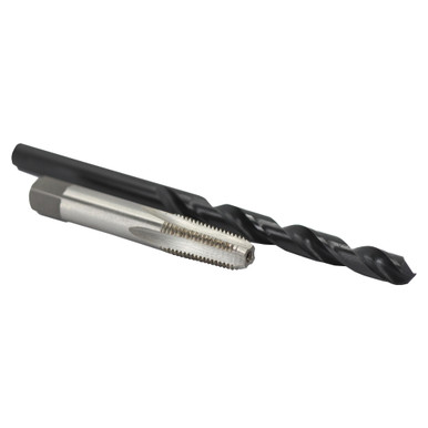 1/16" Carbon Steel NPT Pipe Tap and "D" HSS Drill Bit Kit POU1/16NPTW/DRILL