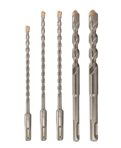 5 Piece PRO Series SDS-Plus Hammer Bit Drill Bit Set (3/16 - 1/2) SDSPROSET5