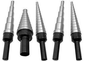 5 Piece Unibit HSS Step Drill Bit Set (Sizes #1 - #5) VAC1-5SET
