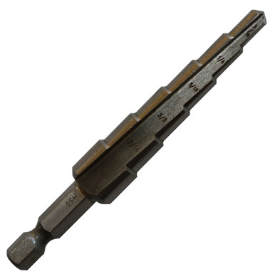 #1 HSS Quick Change Hex Shank Step Drill Bit VAC1HEX