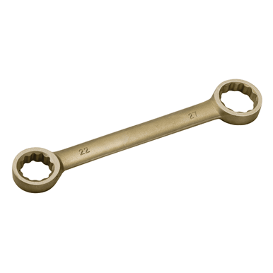 9X11 mm Wrenches Straight Double Box 12 PT (Aluminum Bronze) EX202-9-11A