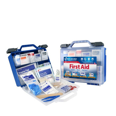 Clear Cover Intermediate First Aid Kit, 322 Piece, without flashlight 91413
