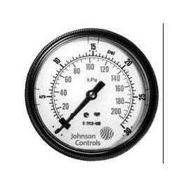 Johnson Controls G-2010-403 3.5" Air Pressure Gauge Flush Mount 0-160 PSI
