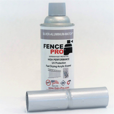 Silver-Aluminum Fence-Match Coating Spray - 1 Dozen 12.5 oz Cans SAM-100
