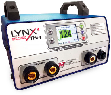 LYNX4 Titan GFX Stud Welder with Graphical Interface - Machine Only 1-IWT500054T4GFX