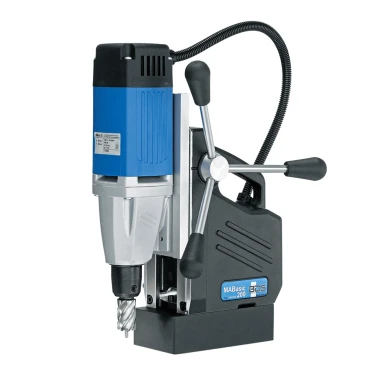 Magnetic Drill, Up to 1-3/8" dia. hole capacity, Speed 450 RPM,8.2 Amp, Wt: 27 lbs. MABasic 200