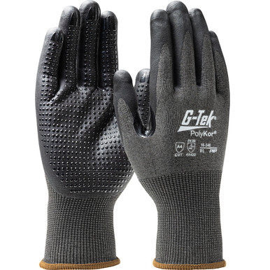 G-Tek Polykor 18G Foam Nitrile, Touchscreen, 2XL 16-348/XXL