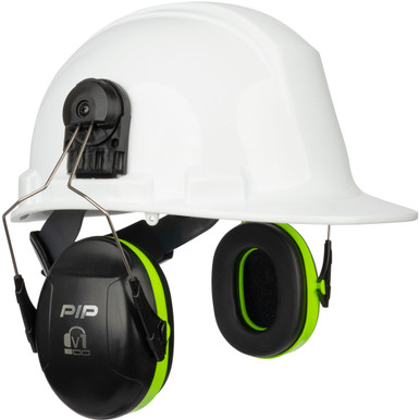 v1 V1 Cap Mounted Passive Ear Muff - NRR 23, OS, Neon Green 263-V1CM