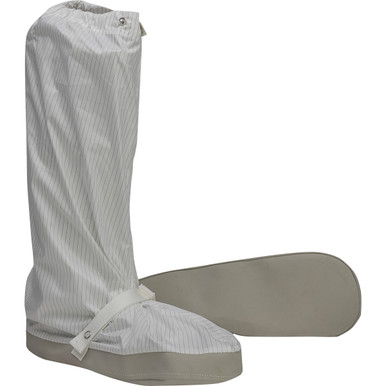 Uniform Technology Ultimax Stripe ISO 3 (Class 1) Cleanroom Boot, S, White CB2-16WH-S